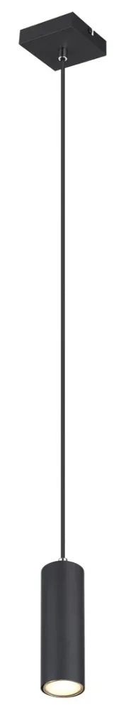 57911HB LAMPARA COLGANTE 1xGU10 35W 230V NEGRO ROBBY GLOBO