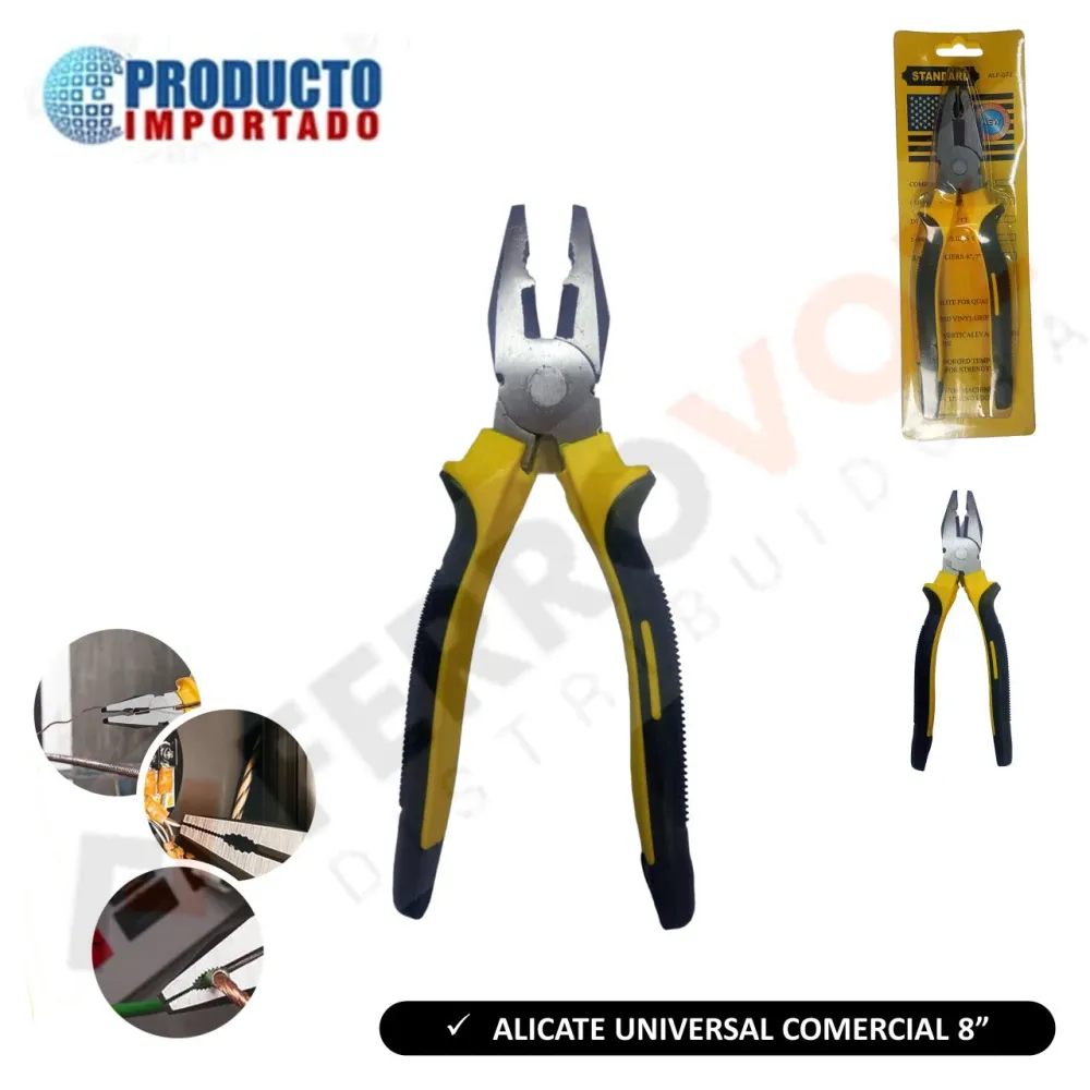 ALICATE UNIVERSAL ECONOMICO 8" COMERCIAL"