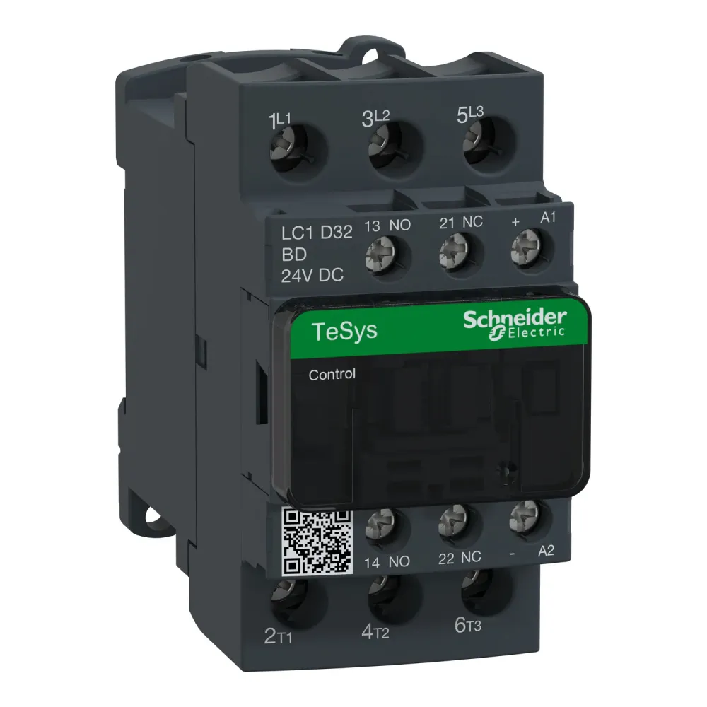 CONTACTOR SCHNEIDER LC1D32BD en Color Rojo