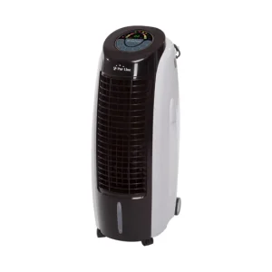 Climatizador evaporativo portátil con panel LED de control digitalizado con 6 velocidades, temporizador (24h) y oscilación...