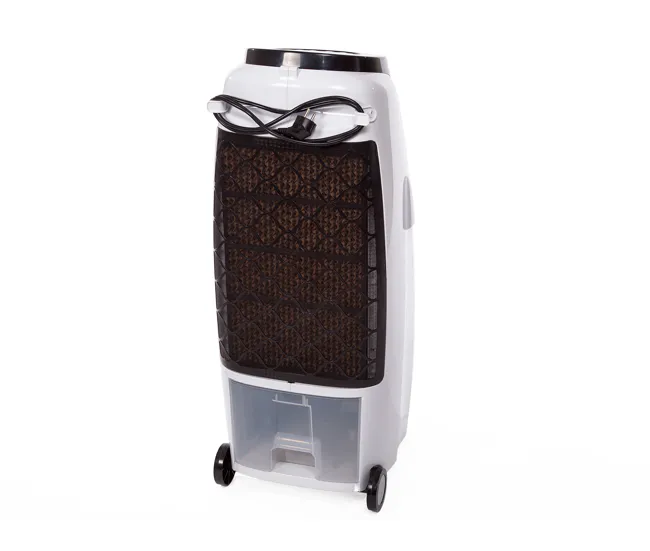 Climatizador evaporativo portátil con panel LED de control digitalizado con 6 velocidades, temporizador (24h) y oscilación...
