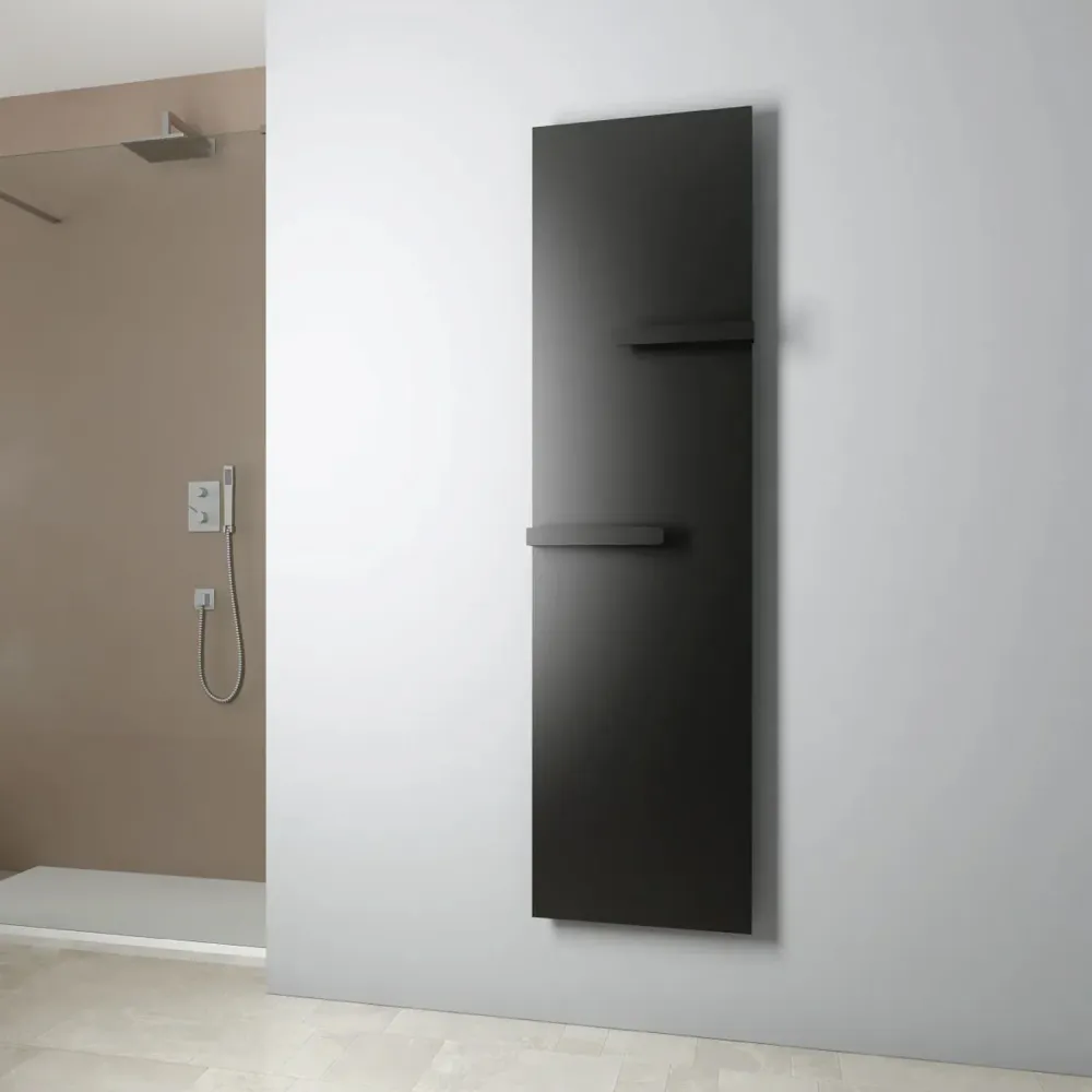 Termoarredo pannello idraulico modello Abbraccio 1820x452 mm - Antracite Sabbiato