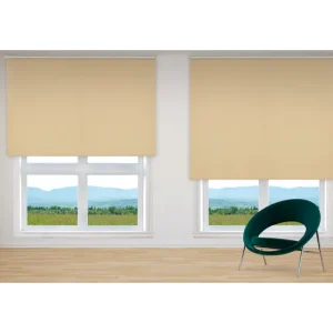 Estor Enrollable Traslúcido L2000 Nacarade Naranja 105 X 190cm