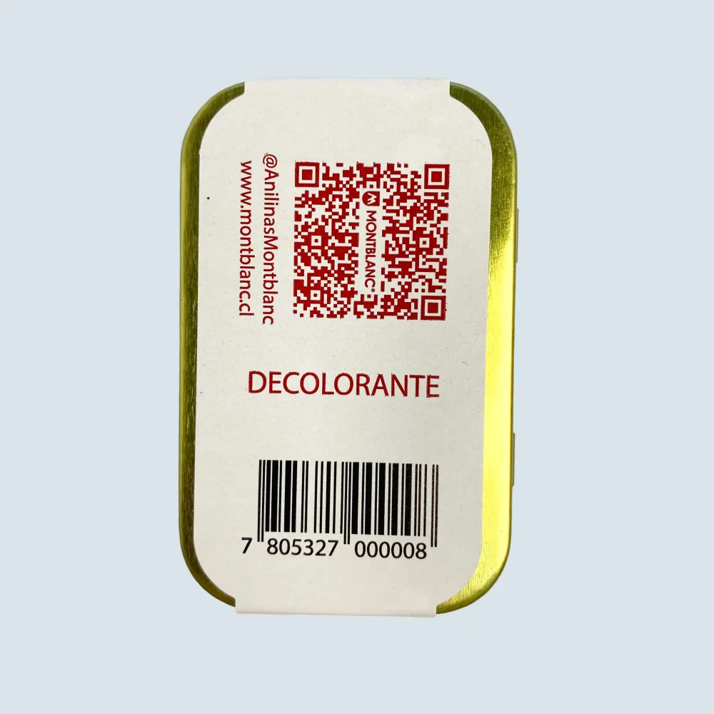 Decolorante Montblanc Cajita Dorada - Biocompatible y Durable