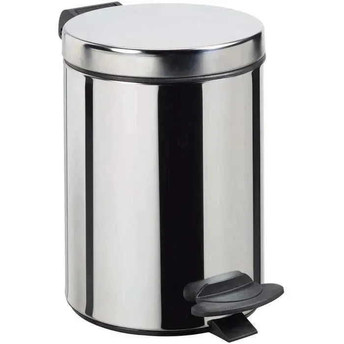 Filtro de Lavado Manual Poubelle à pédale - Acier chromé - 3 litres