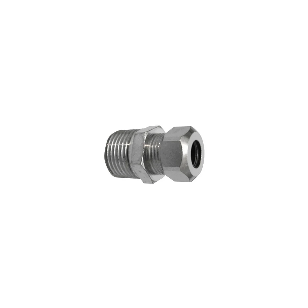 Nipples bicono cromato per cannette 3/8x3/8 diam. 10 | Fácil Limpieza | Alta Flujo