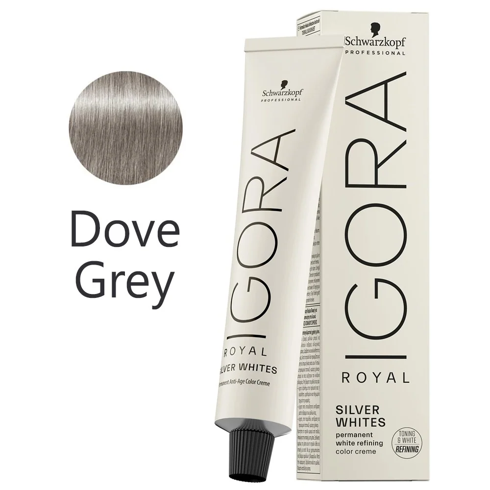Schwarzkopf - Tinte Igora Royal Argénteo Whites Gris Platino 60 ml