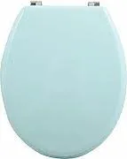 Asiento tapa inodoro liviano color celeste - Fiori de 20cm de Ancho