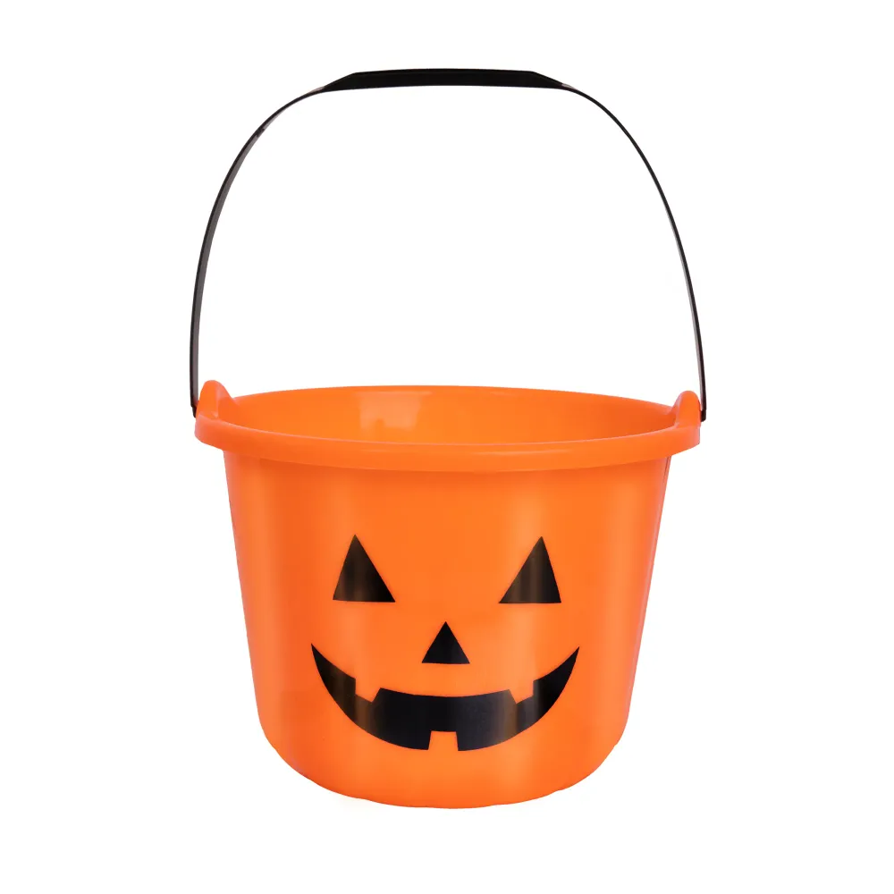 Tacho para Exteriores Cubo de plástico para dulces de Halloween