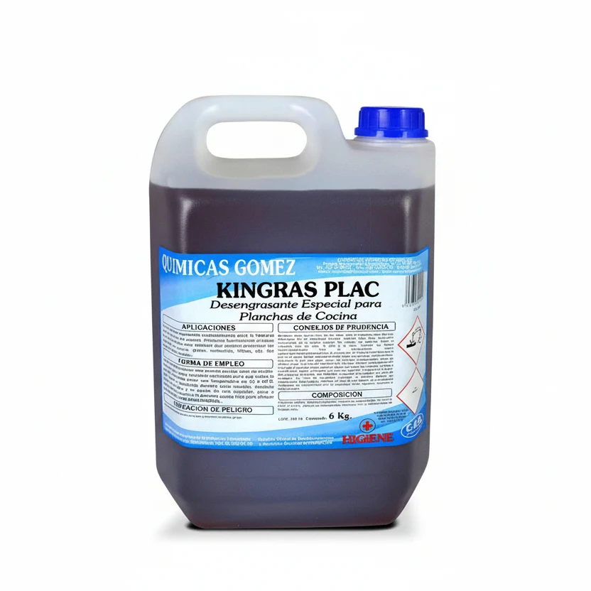 Desengrasante Industrial Kingras Plac, Eliminación de Grasa y Suciedad Difícil, Uso Profesional y Doméstico. en Botella co...