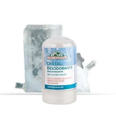 Desodorante barra cristalizado Corpore Sano 60 g Fórmula para Sábanas y Toallas