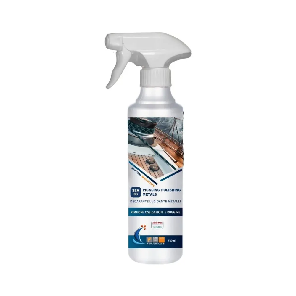 4MM500SPPT DECAPANTE ABRILLANTADOR DE METALES 500ml BARCO FAREN para Cocinas Comerciales