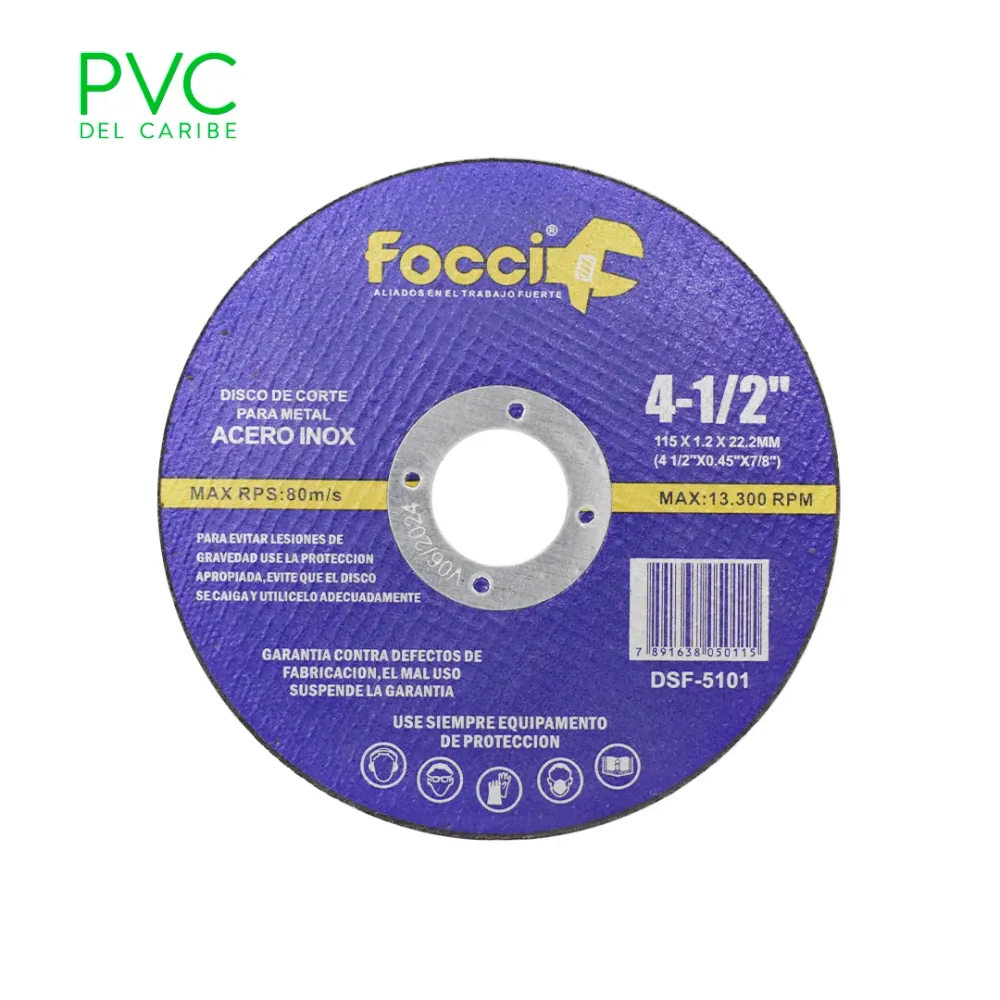 DISCO CORTE ACERO 4-1/2" FOCCI