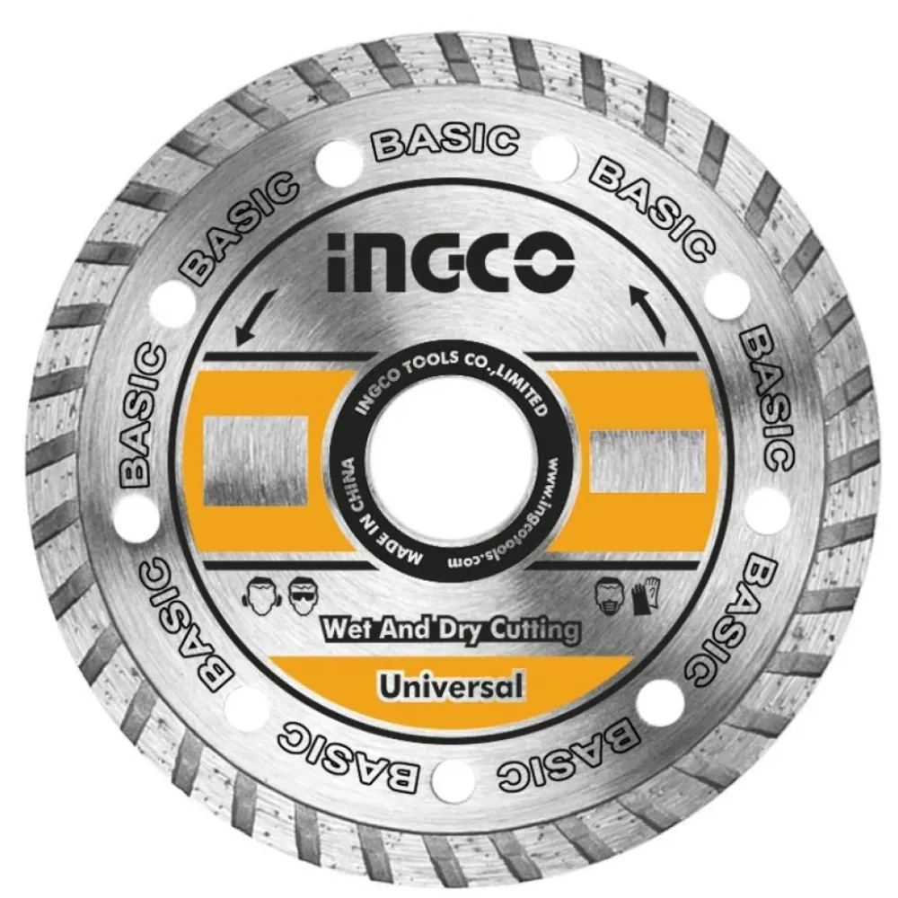 DISCO TURBO DIAMANTADO 230MM POR UNIDAD INGCO DMD032302 Granulometrí 40-120