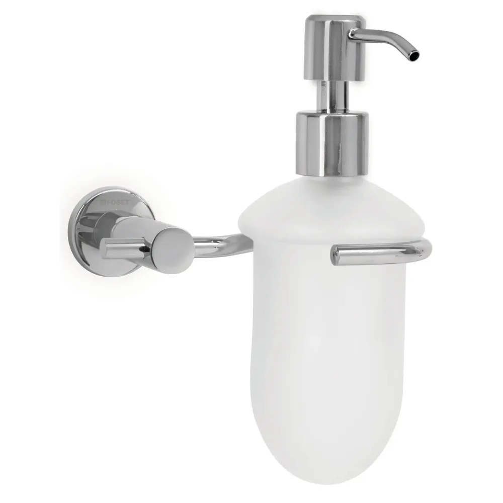 Dispensador de jabón pared en acabado cromo, foset element con Dispensador de Pared