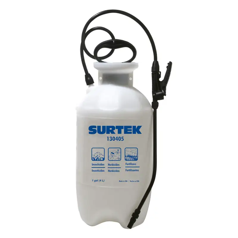 Fumigador profesional con accesorios plásticos de 2 galones, 130406 surtek Fórmula Antibacterial