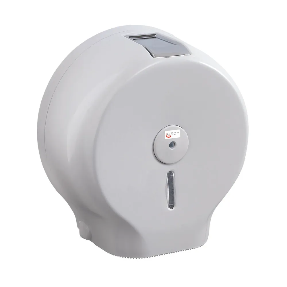 Dispensador para rollo de papel higiénico de máximo 22 cm de Gedy - Blanco 10 x 15 cm