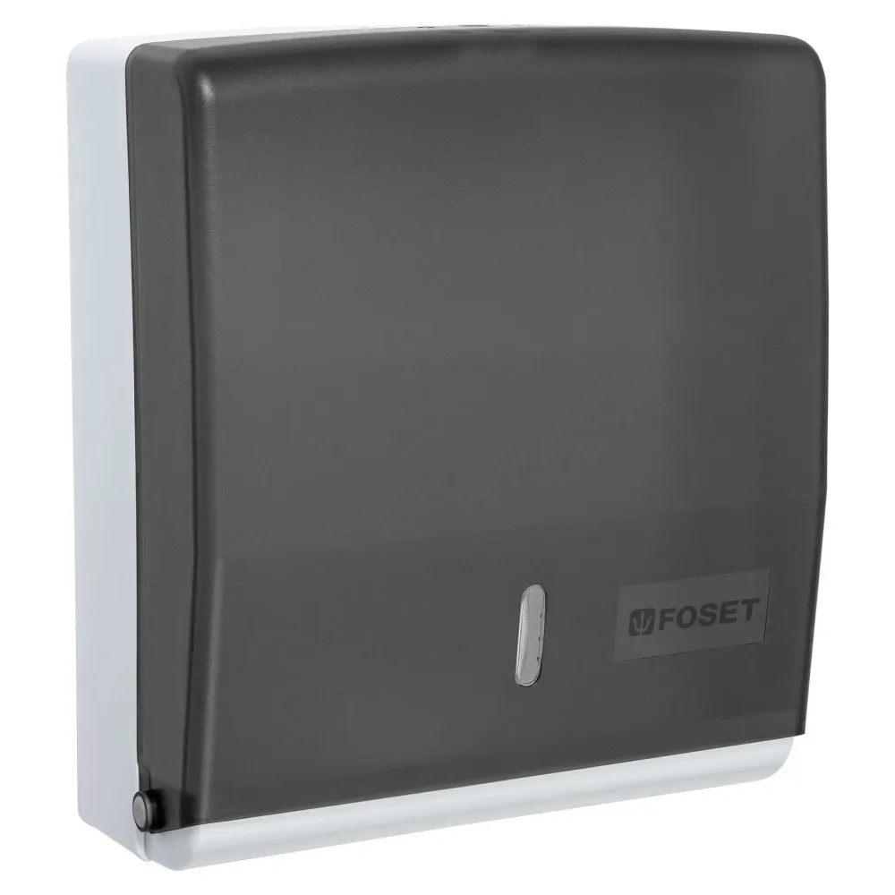 Dispensador de abs para toallas de papel, humo, foset con Montaje de Pared
