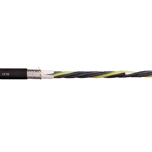 Igus CF38-40-04 12 AWG 4C Stranded Bare Tono cobre Shielded TC Braid TPE 600V Chainflex CF38 Motor Cable