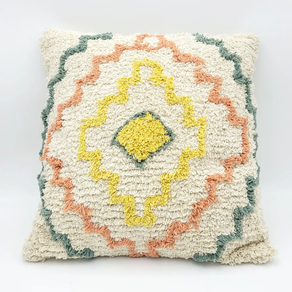 Cojín algodón de varios colores 45X10X45 cm