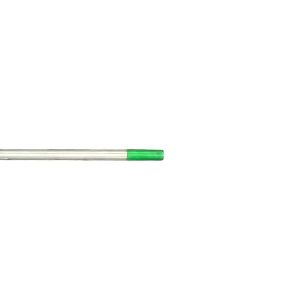 Certificado ISO Electrodo de tungsteno verde para TIG 3.2mm (1/8") Binzel