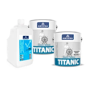 Adhesivo para Fibra de Vidrio Pintura epoxica 1Gl + Diluyente + Catalizador blanco - Anypsa