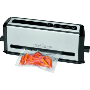 Proficook VK 1133 Envasadora de Alimentos al Despoblado Doméstica, 3 mm Sellado, 4 Funciones, Caudal de 12 L/m., 0,8 bares...