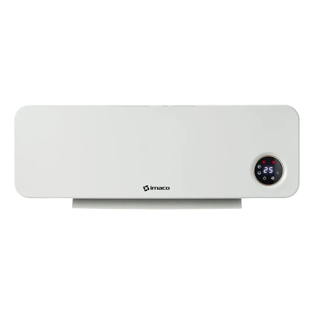 Calentador de Pared Imaco WH2000 – 2000 W, Control Remoto, Pantalla LED, 2 Niveles de Calor