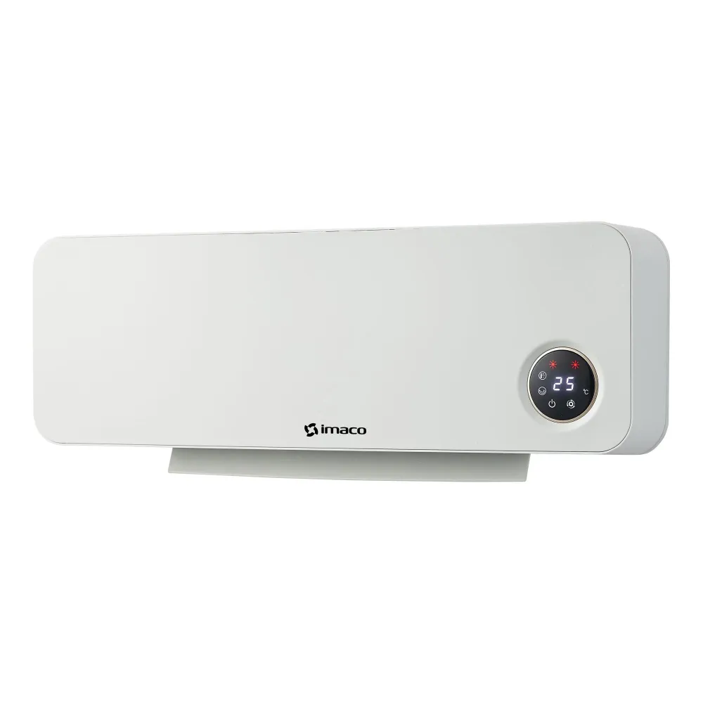 Calentador de Pared Imaco WH2000 – 2000 W, Control Remoto, Pantalla LED, 2 Niveles de Calor