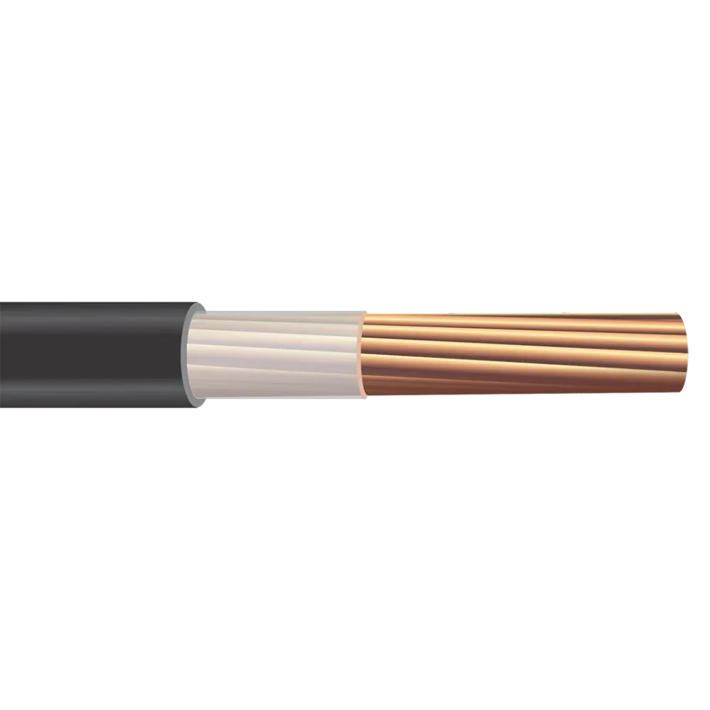 2000' 2 AWG Cathodic Protection Cable HMWPE 75C 600V Tono cobre Cable
