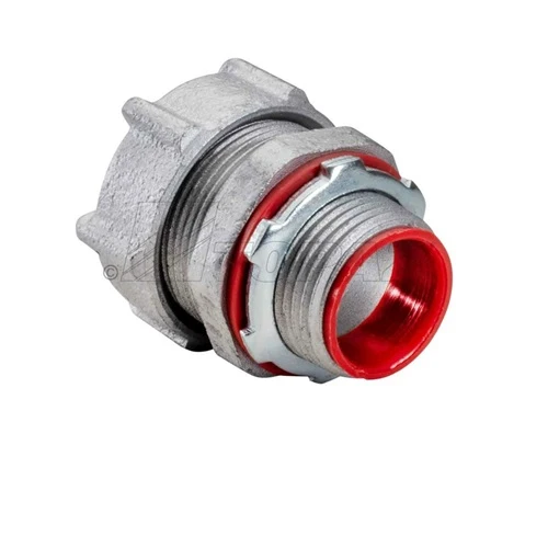 2 Inch Estricto Raintight Connector Insulated Malleable Iron 266MiRT (pack 12)