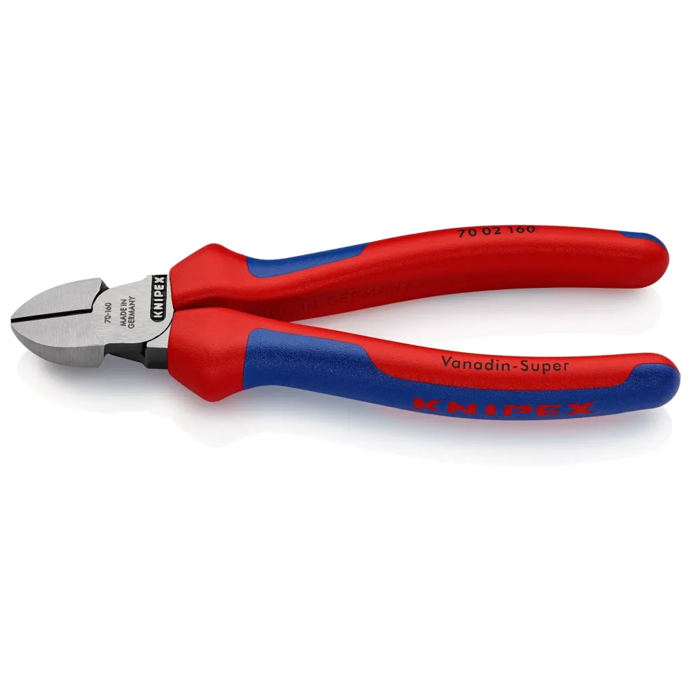 Knipex 70 02 160 SB - Knipex 160 mm diagonal cutting pliers. two-component handles ( self-service packaging)