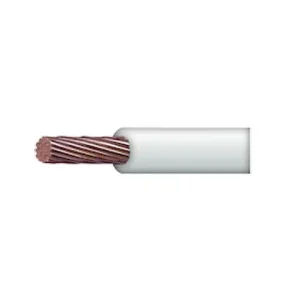 Profesional Industrial Indiana sl y 304 wht cable 10 awg conductor de cobre tierno cableado color blanco
