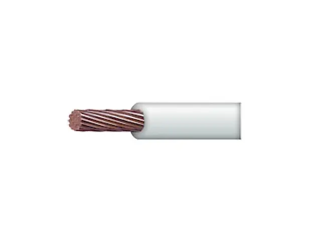 Profesional Industrial Indiana sl y 304 wht cable 10 awg conductor de cobre tierno cableado color blanco