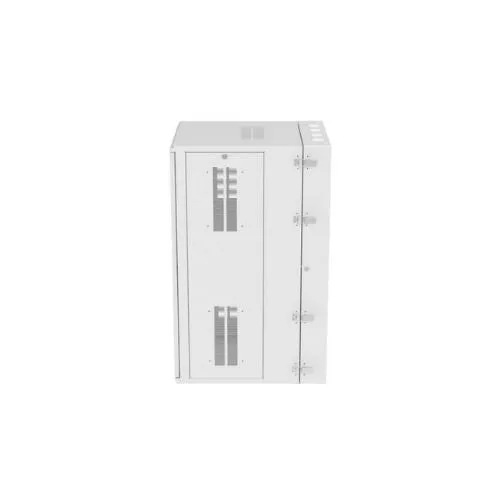 26RU Wall Mount Enclosure Steel Cabinet Windowed Door Marfil PZWMC2630WH