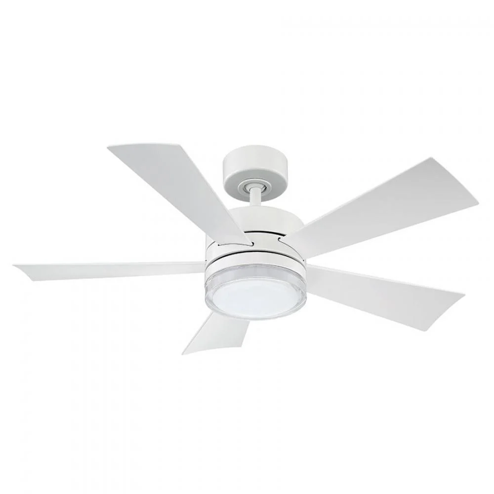 Actual Forms Fans | WYND CEILING FAN 42IN 3500K White | FR-W1801-42L-35-MW