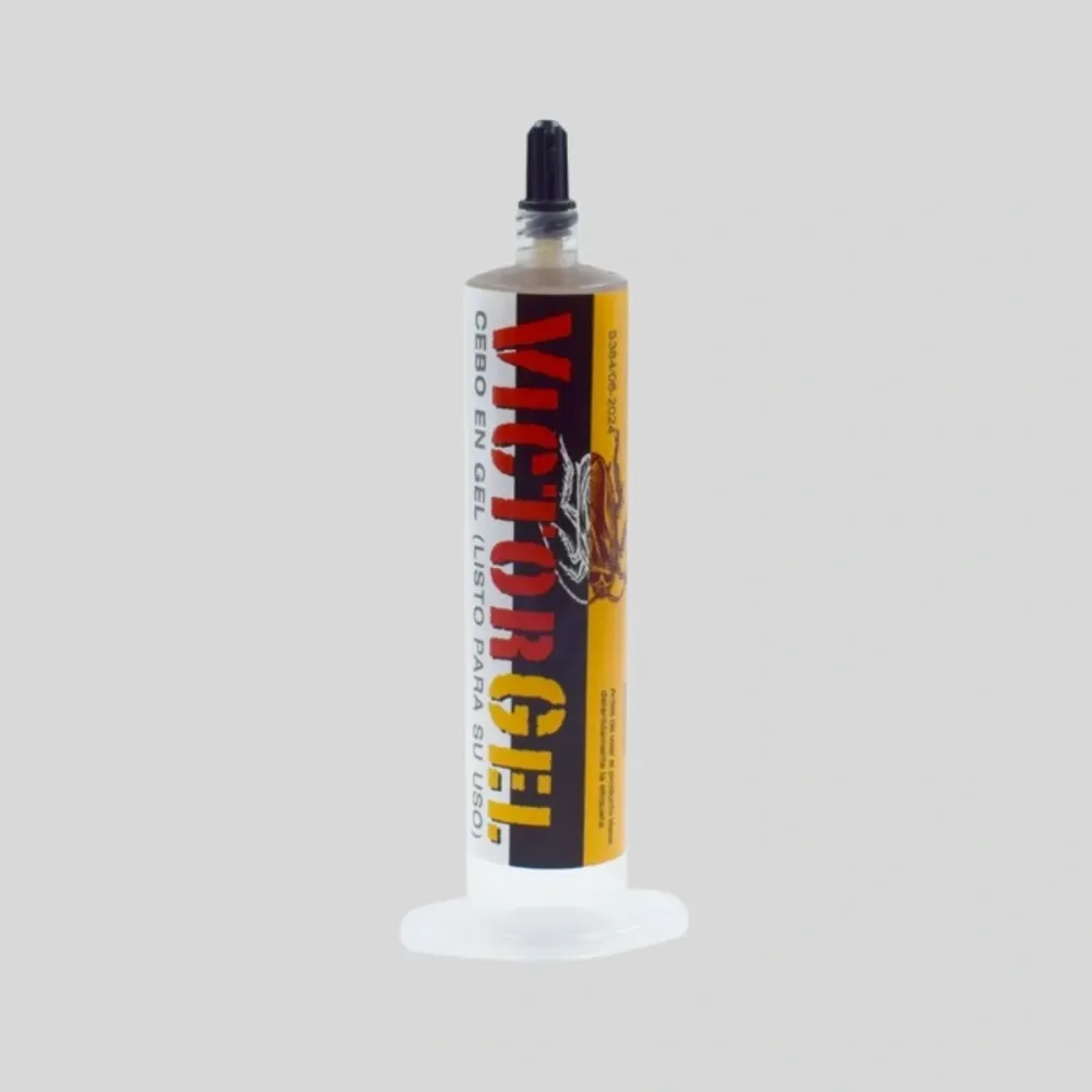 Jeringa profesional Victor gel contra cucarachas 30g | Infestación elevada extra robusto