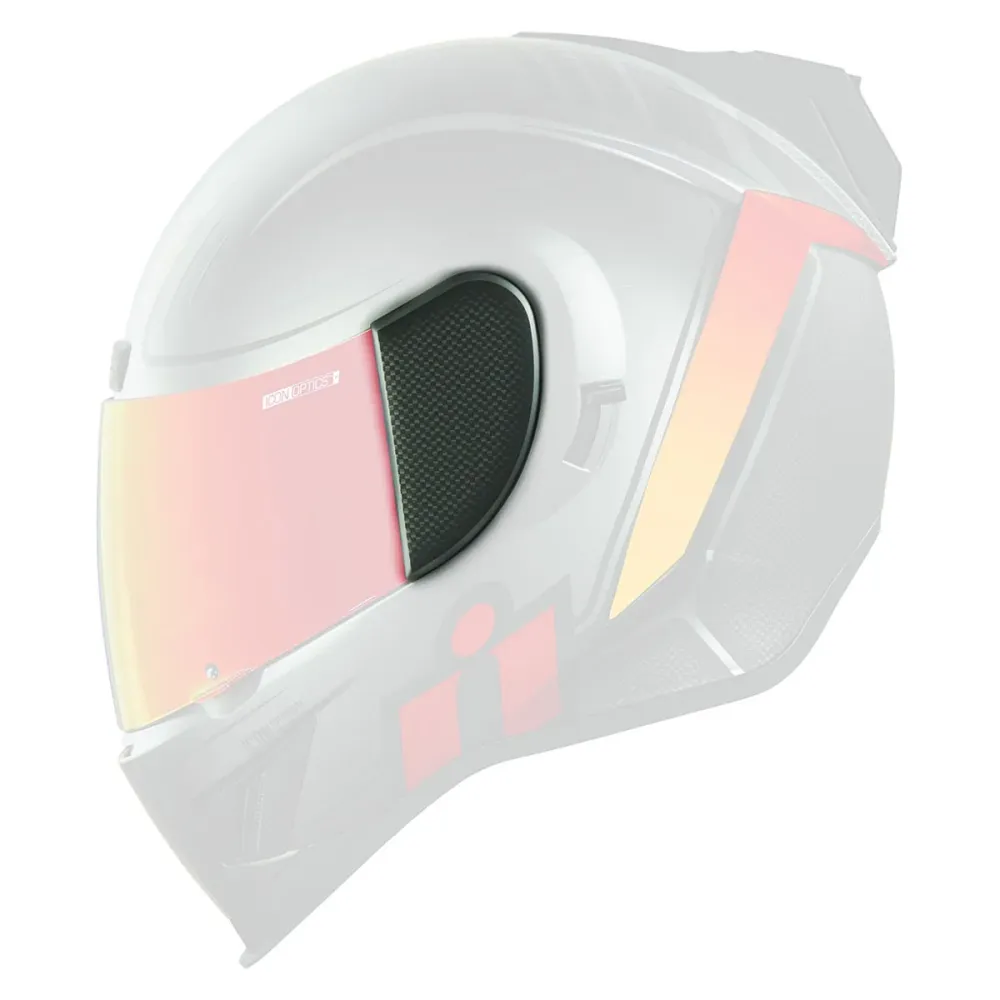 Máscara de Ventilación COBERTORES LATERALES ICON AIRFORM RESURGENT ROJO