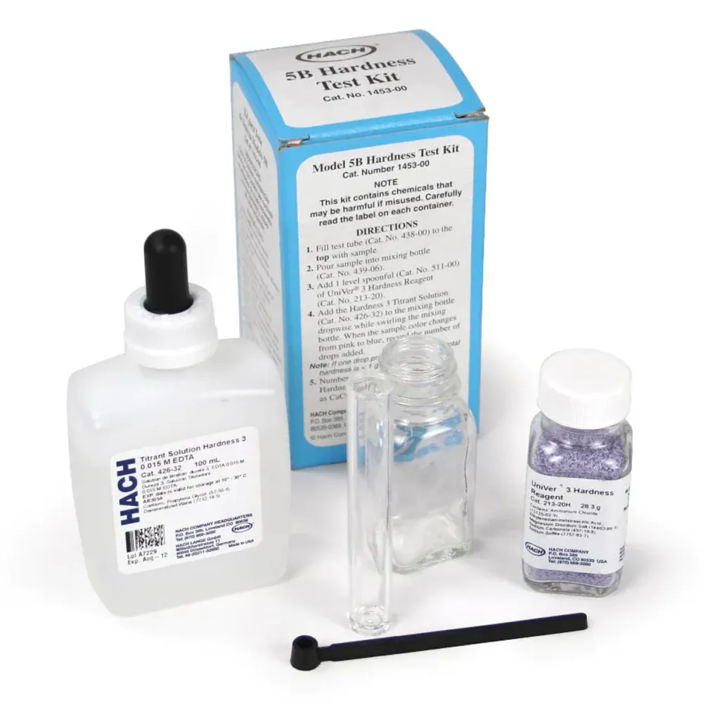 Kit de Prueba de Dureza Total - Modelo 5-B - HACH para Control de Calidad