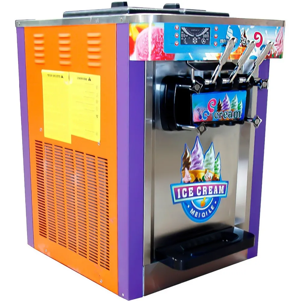 Maquina Helado Tierno Nieve Comercial Helados 1800w Yoghurt