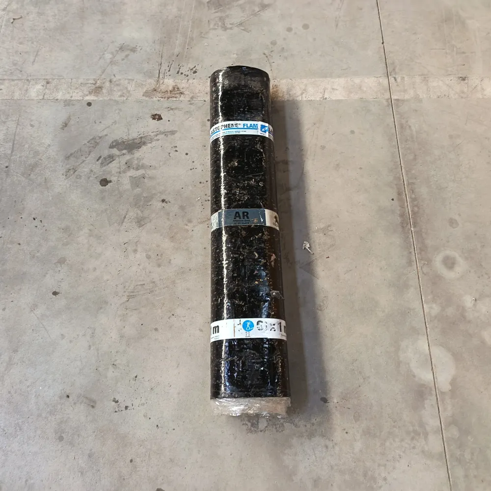 Botiquín de Seguridad Membrane étanchéité noir - 6000 x 1000 mm - Ep=3mm (Elastophen Flam 25 AR)