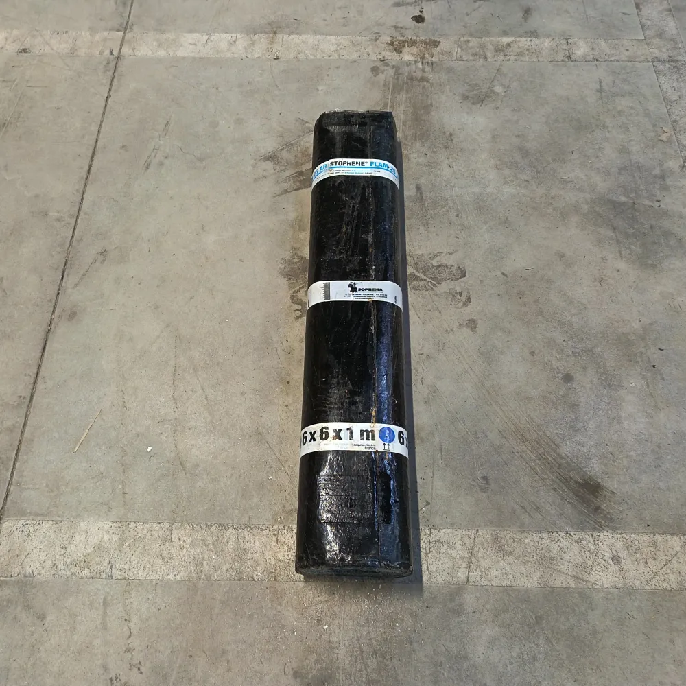 Extintor de Incendios Membrane étanchéité noir - 6000 x 1000 mm - Ep=3mm (Elastophen Flam AR)