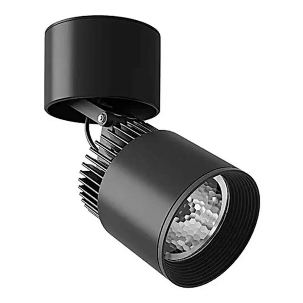 Luminario led sobreponer 20w/100-305v. 24 C20-s negro 4000k luz calida electromag