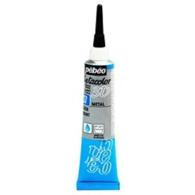 Setacolor 3D acero 20ml 37 plata de Tecnologí Alemana