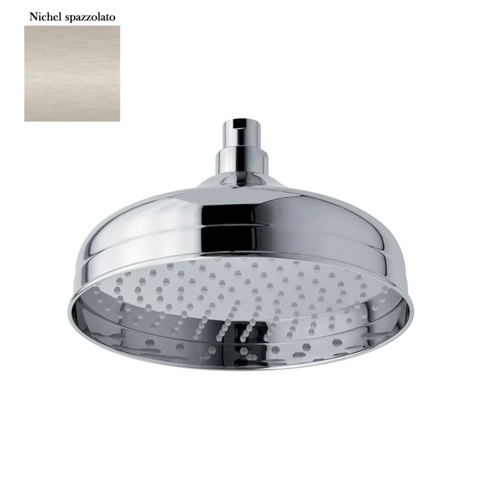 Soffione Lord AC 300mm monogetto e ispezionabile nichel