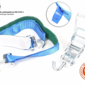 Cabrestante Manual Eslinga para portacoches 2,5 metros - 50 mm. BS5000KG