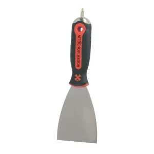Alta Velocidad Espátula Inoxidable con punta estrella mango bimaterial 127mm Mondelin