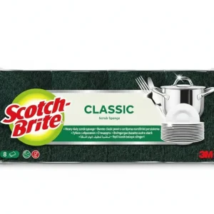 Estropajo Scotch Brite icónico. Esponja fina - 8 unidades -