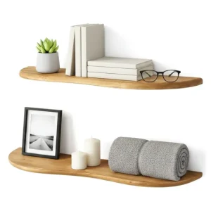 Estanterí Dbrozovi, Estante, Estante de pared, Estanterías multiusos, 100x25h3 cm, Roble