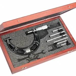 Micrometro Tipo Yunq Intercamb,Acero Starrett 224AARLZ